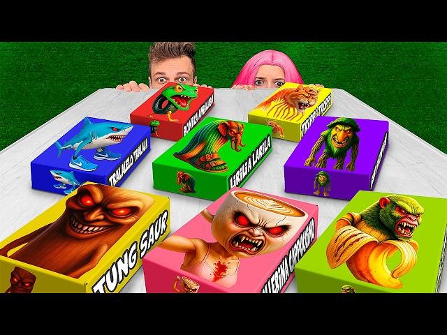 Don't open the EVIL Lego set of Tung Tung Sahur, Ballerina Cappuccina, Tralalero Tralala at 3:00 AM!