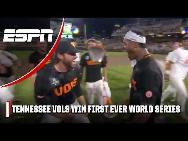 TENNESSEE VOLS WIN FIRST NATIONAL CHAMPIONSHIP IN PROGRAM HISTORY  | Men's College World Series