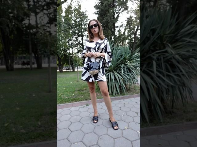 GRWM- perfect black and white satin skirt #ootd #outfitinspriation #getdressedwithme #grwm