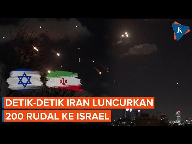 Iran Serang Israel, Luncurkan 200 Rudal,  Sirene Meraung di Tel Aviv dan Yerusalem