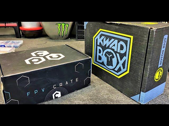 Which is Better? getfpv FPV Crate vs. Rotor Riot Kwad Box Boosted! Drone Parts Monthly Subscription!