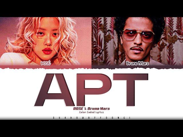 ROSÉ & Bruno Mars 'APT.' Lyrics (로제 APT 가사) [Color Coded Han_Rom_Eng] | ShadowByYoongi