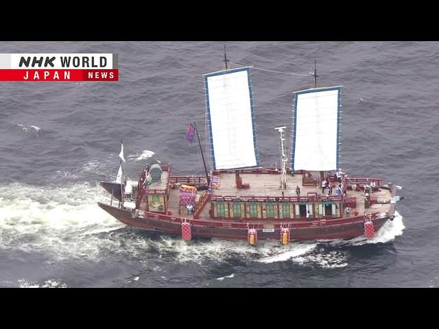 Historic Korean ship makes friendship journey to JapanーNHK WORLD-JAPAN NEWS