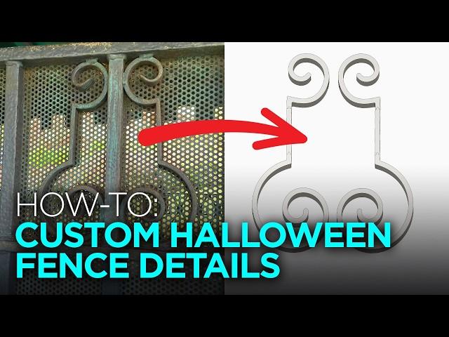 Designing Custom Halloween Fence Details