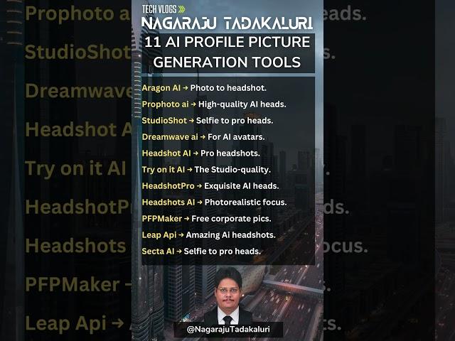 11 AI Profile Picture Generation Tools #profilepic #ai #aitools