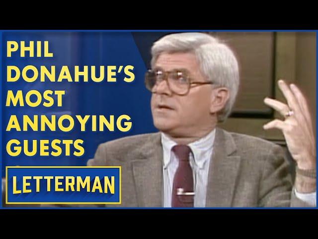 Phil Donahue Reveals His Most Annoying Guests | David Letterman