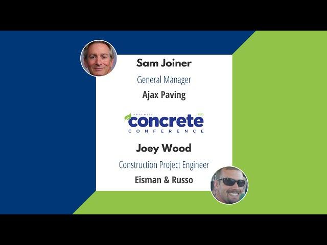 Sam Joiner and Joey Wood Speak at the 2020 PaveWise Concrete Conference