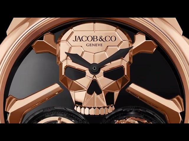 The Jacob & Co. Double Tourbillon Skull and Bones #shorts