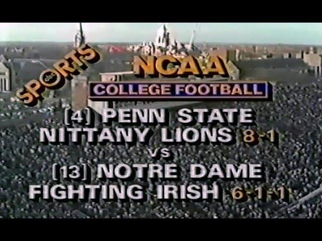 1982 #5 Penn State @ #13 Notre Dame No Huddle