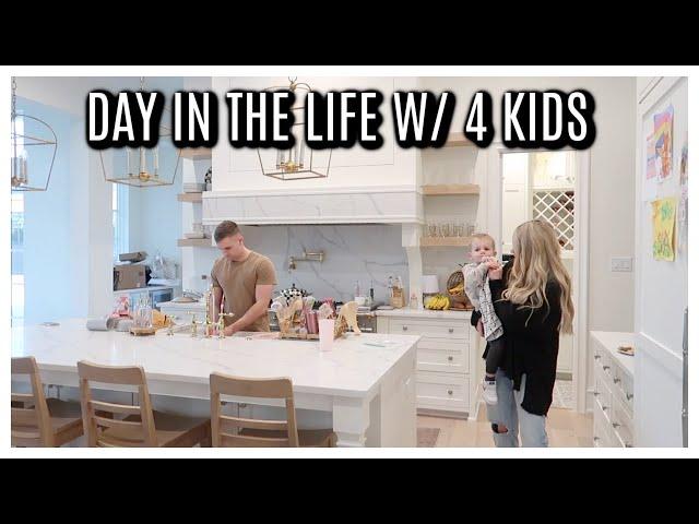 DAY IN THE LIFE WITH 4 KIDS + NIGHT TIME ROUTINE | Tara Henderson