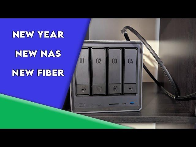 New year, new NAS, new fiber!