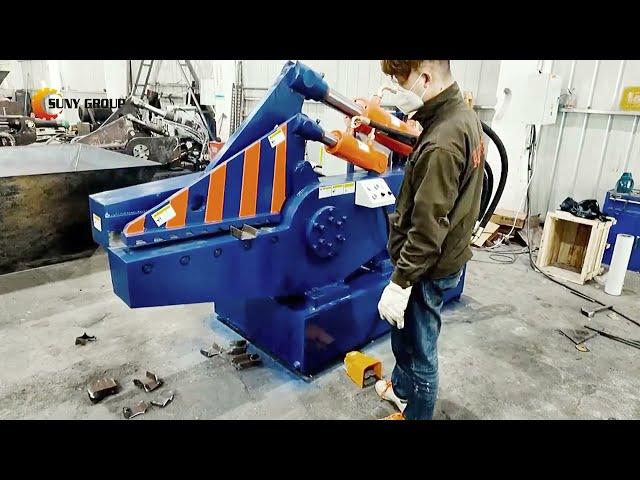 Alligator Shear for Scrap Metal Cutting | Industrial Recycling Machine