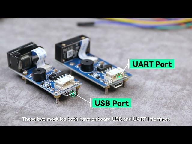 Waveshare Barcode Scanner Module, 1D/2D Codes Reader, USB and UART Interface