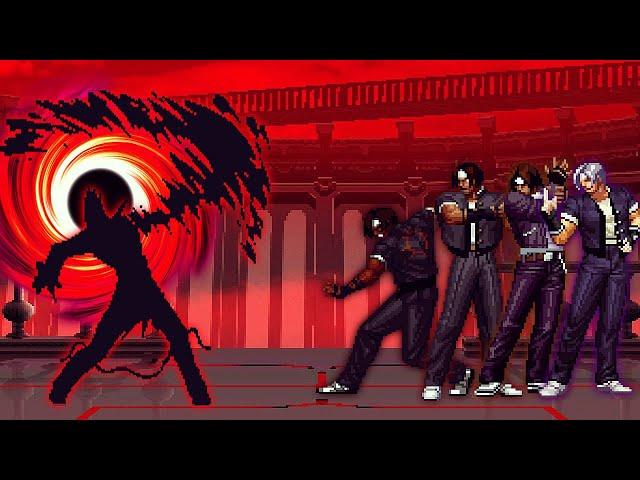 [KOF Mugen] Black Hole Orochi Iori Vs Orochi Kusanagi Team