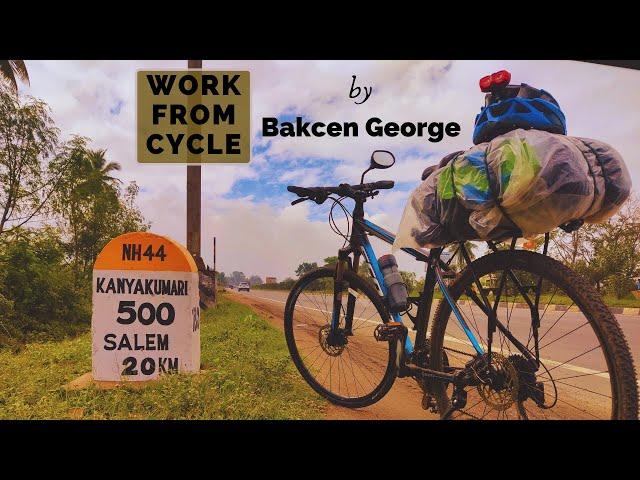 Working from cycle, by Bakcen George