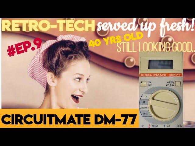 RETRO-TECH ○ CIRCUITMATE DM-77 Vintage Multimeter Mini Review & Teardown!