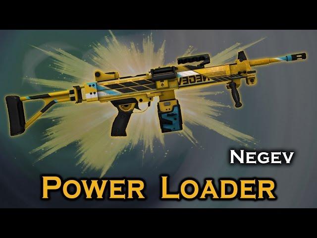 Power Loader Negev StatTrak stickers skin preview FN/MW/FT/WW/BS