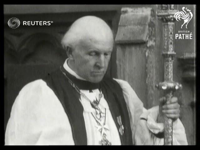 RELIGION: Lang Enthroned as Canterbury Cathedral (1928)