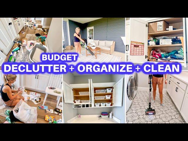 NEW! DECLUTTER + ORGANIZE + CLEAN WITH ME | CLEANING MOTIVATION | HOME ORGANIZATION | DOLLAR TREE