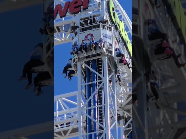 CedarPoint PowerTower. #amusementpark #shortsfeed #shortsvideo #ohio #cedarpoint #powertower