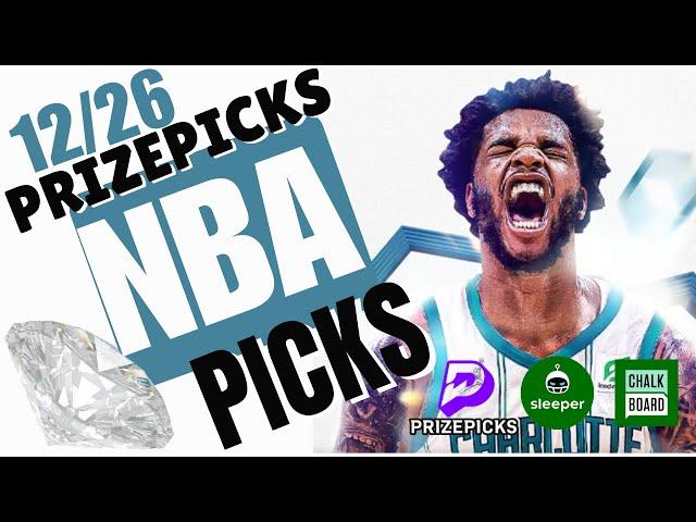 NBA PRIZEPICKS | CHALKBOARD | SLEEPER | PROP PICKS | THURSDAY | 12/26/2024 | NBA BETTING | BET PROPS