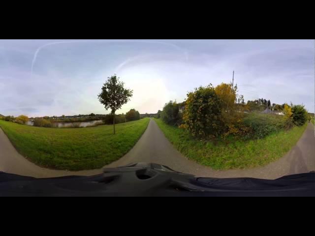 Rheinland-Pfalz in 360°: Fahrt über den Mosel-Radweg bei Trier