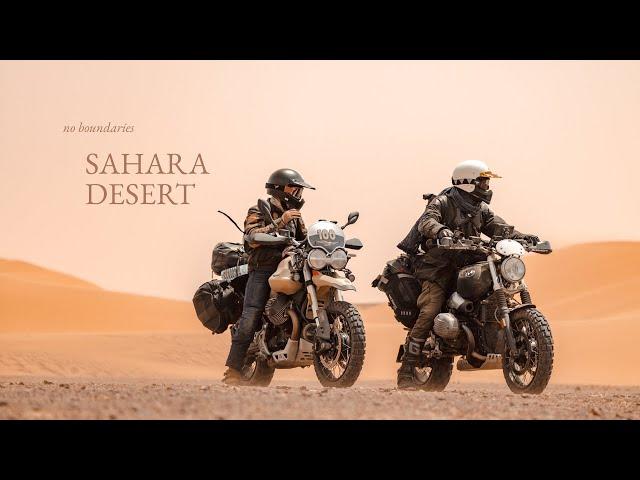 The Great Sahara Desert Expedition - BMW R nineT Scrambler & Moto Guzzi V85TT