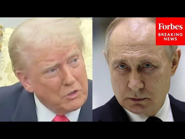 JUST IN: Trump Tells DOJ 'We're Speaking With President Putin' To Resolve Russia-Ukraine War