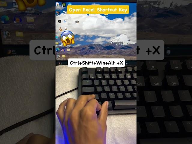 Computer Shortcut Key for Open Excel  #short #excel