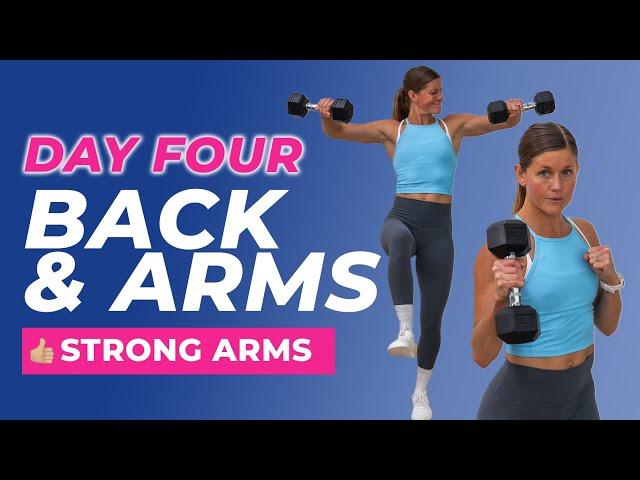 New Year Challenge Day 4: 20-Minute Arm Workout (with Abs)