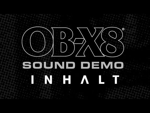 OB-X8 Sound Demo - By INHALT