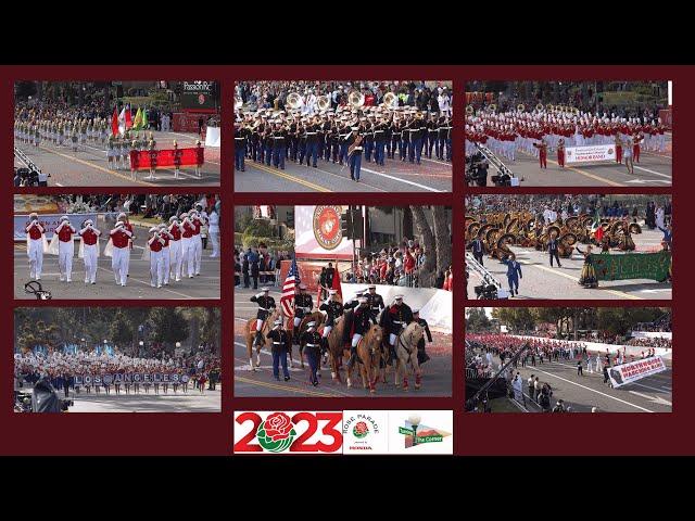 Marching Bands of the 2023 Pasadena Tournament of Roses Parade