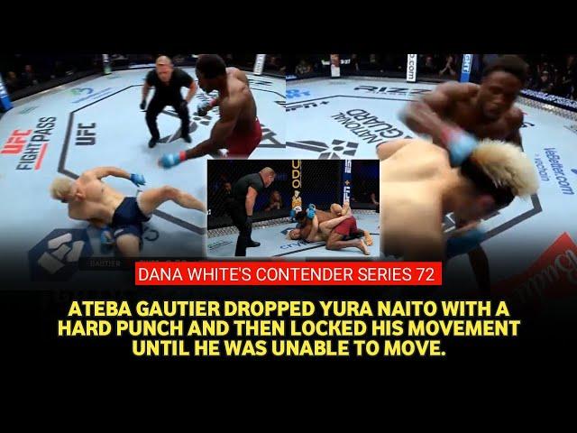 DWCS 72 Results: Ateba Gautier drops Yura Naito with a hard punch to the chest