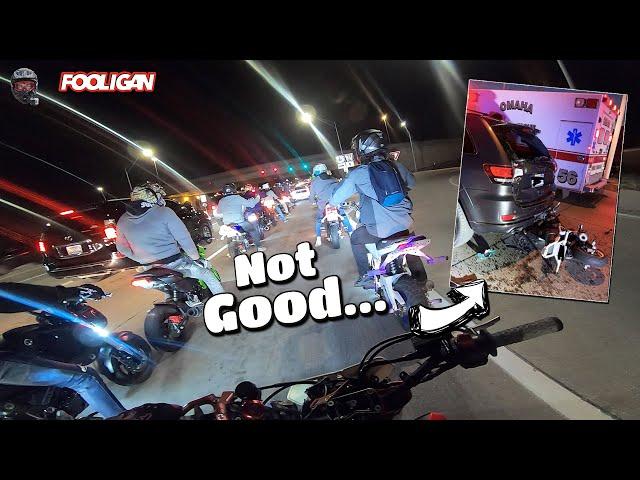 Wheelie for a Mile? | Grom Rider has Bad Accident