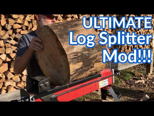 Honest Review of Harbor Freight Wood Splitter | Ultimate HF Log Splitter Mod