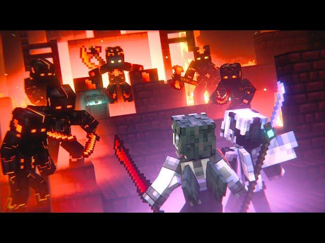 Nether King & Aether Summon Herobrine - Alex and Steve (Minecraft Animation)