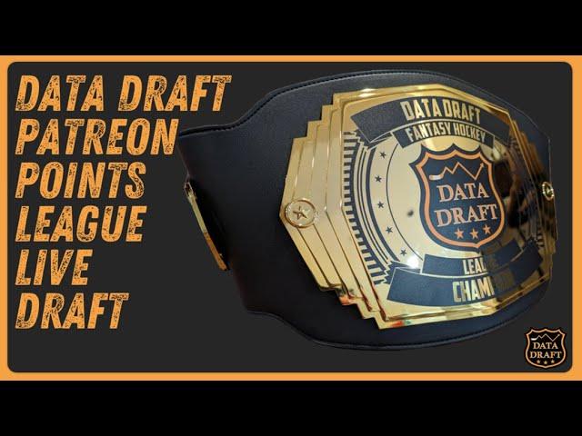 24-25 Data Draft Patreon League Live Draft (Points League)