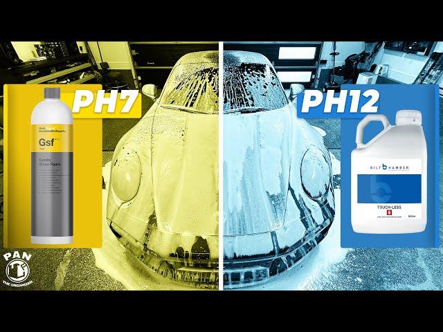 SNOW FOAM pH 7 vs pH 12