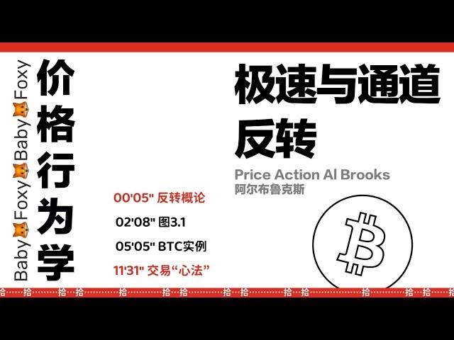 第10期 价格行为学|突破|急速与通道|交易区间|比特币|Price Action Al Brooks|BTC