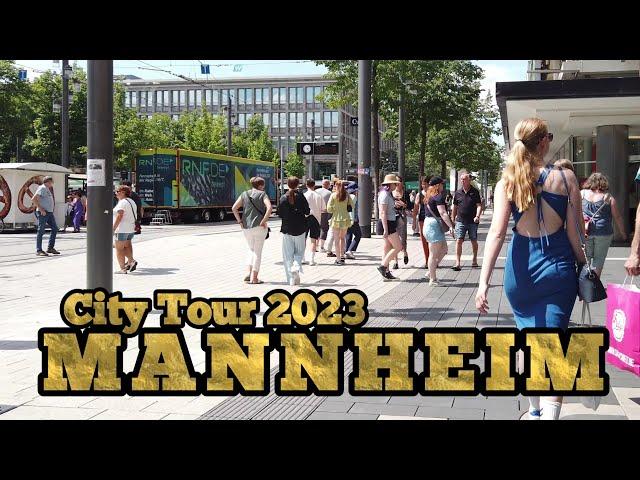 Mannheim 2023, Germany || Mannheim city tour 4K