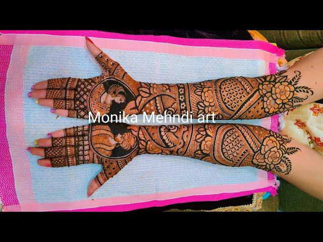 beautiful Bridal Mehndi Design #monikamehndiart