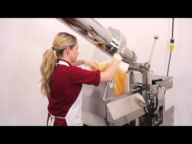 PR 100 Commercial Hydraulic Juice Press Demo