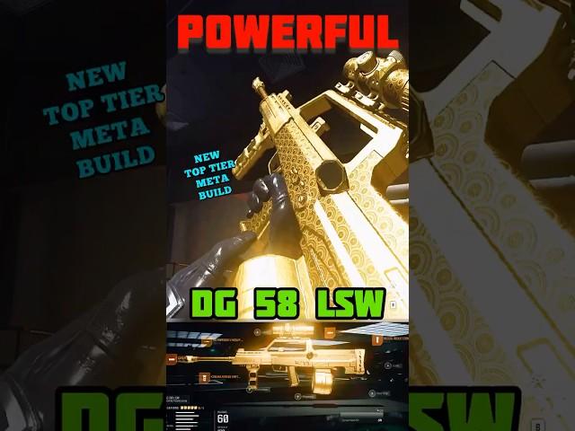 The *DG 58 LSW* Build is POWERFUL in WARZONE ️| Best Class Setup | META | MW3 | COD #shorts #viral