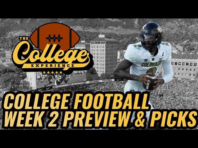 Week 2 Preview & Picks | The College Football Experience