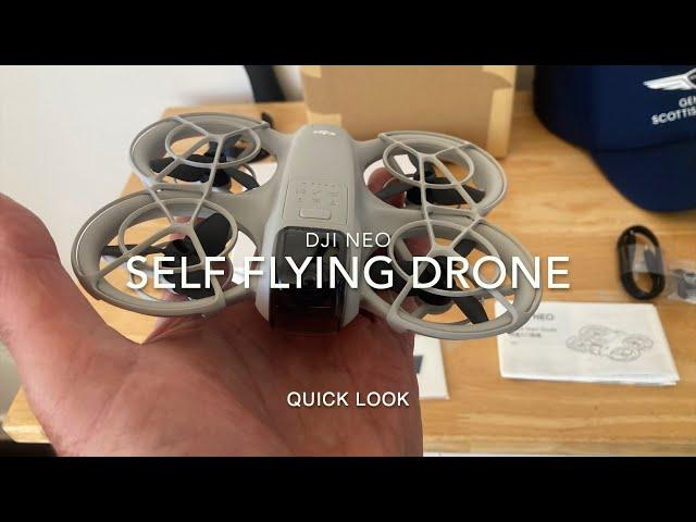 DJI NEO  Self Flying drone  quick look