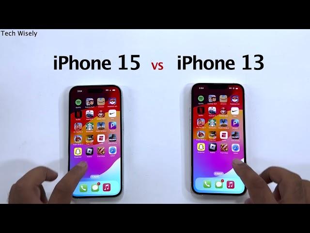 iPhone 15 vs iPhone 13 - Speed Performance Test