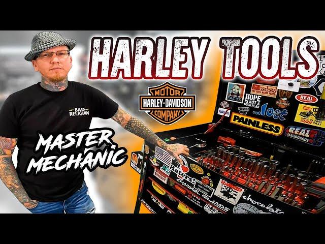 Harley Davidson Master Mechanic Toolbox Tour!