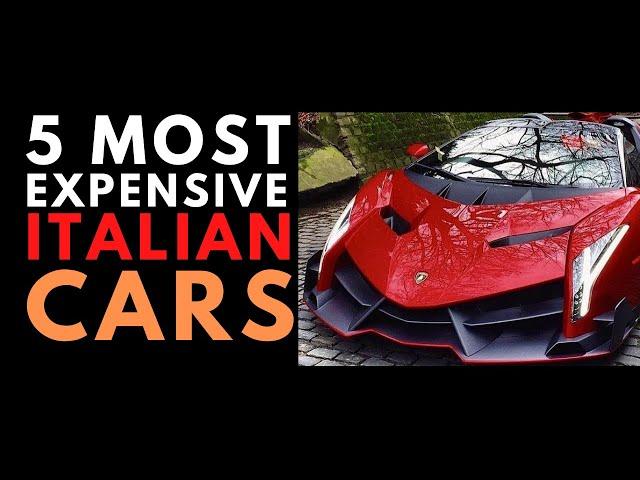 Top 5 most expensive Italian cars in 2022