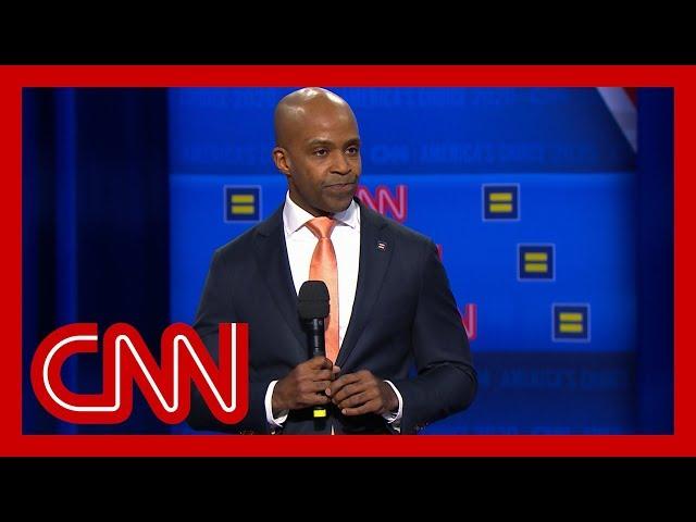 Human Rights Campaign President speaks before CNN town hall