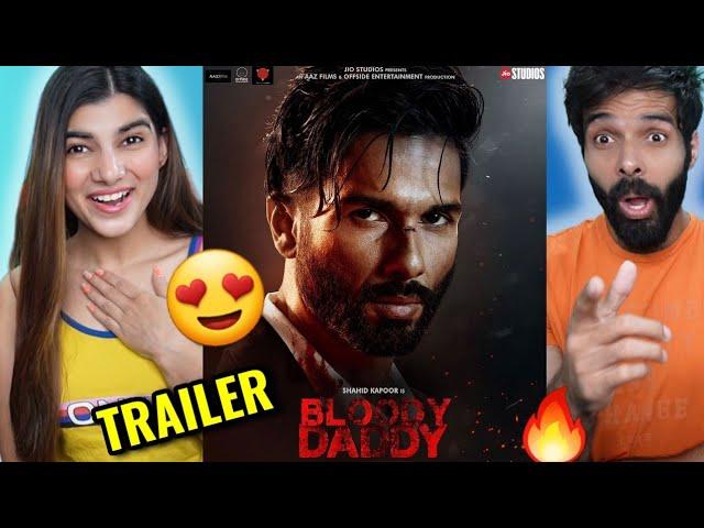 Bloody Daddy Trailer Reaction | Shahid Kapoor | Diana Penty | Ali Abbas Zafar | Jio Cinema